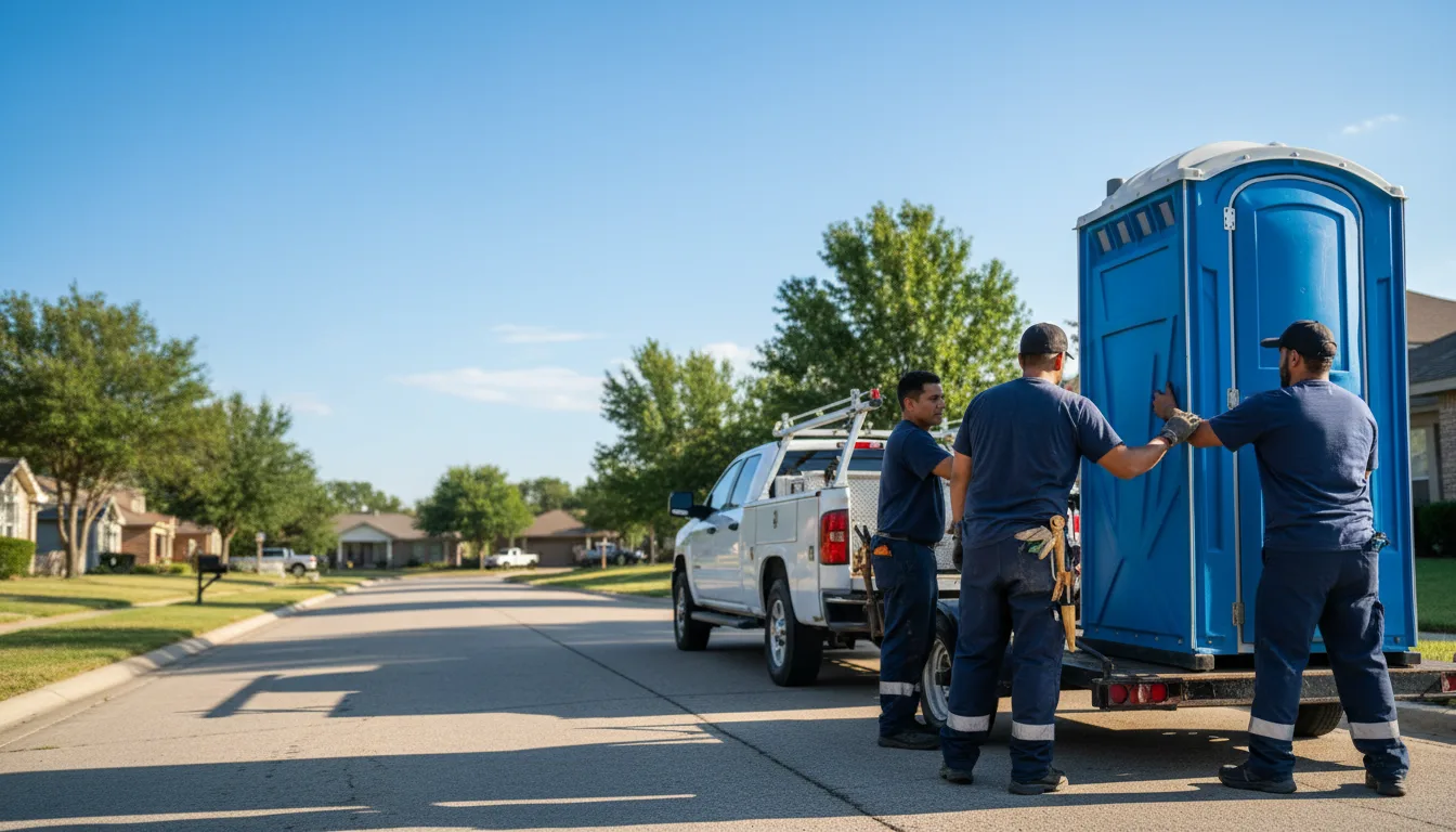 Portable Toilet Rental in Stowell, TX near me